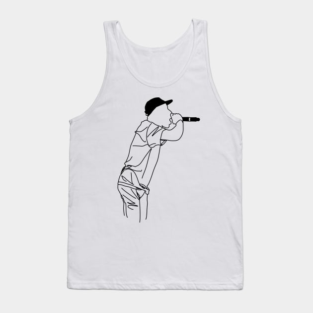 Tyler, The Creator - Badly Drawn Bands Tank Top by BadlyDrawnBands